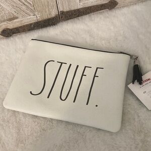 Rae Dunn Stuff Zippered Pouch